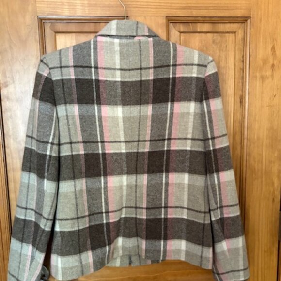 Jones New York wool plaid jacket - Picture 2 of 5